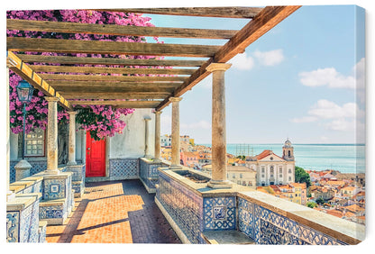 Leinwand Poster, Bilder Lisbon Roofs, 60 × 40 cm