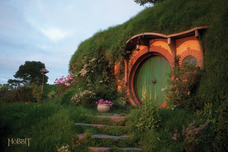 Hobbiton Poster, Plakat, 40 × 26.7 cm