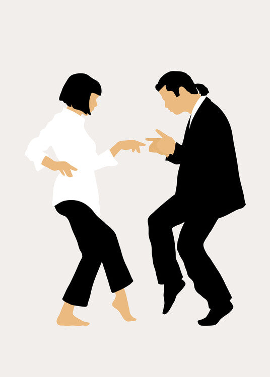 Leinwand Poster, Bilder Dance Mia and Vincent, 65 × 90 cm