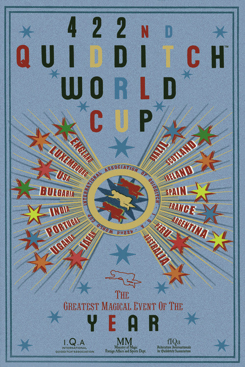 Harry Potter - Quidditch World Cup Poster, Plakat, 26.7 × 40 cm