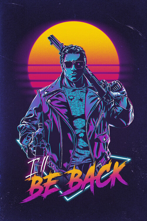 Leinwand Poster, Bilder I'll be back, 60 × 90 cm