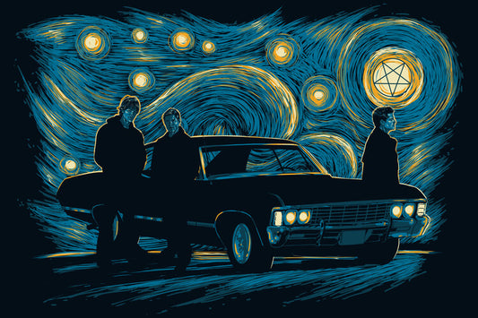 Leinwand Poster, Bilder Supernatural Night, 90 × 60 cm