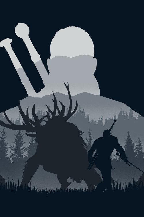 Leinwand Poster, Bilder Hunter, 60 × 90 cm