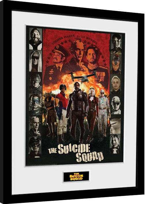 Suicide Squad - Team Gerahmte Poster, Bilder, 34 × 44.2 cm