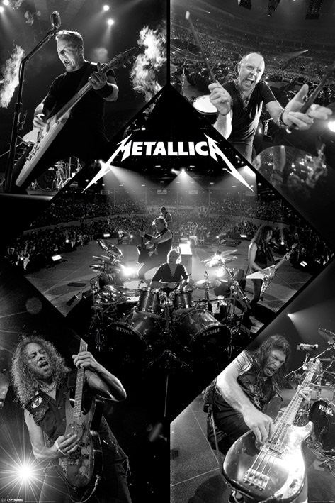 Metallica - live Poster, Plakat, 61 × 91.5 cm