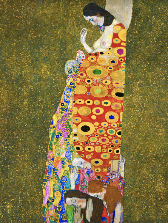 Hope II (1907), Gustav Klimt Poster, Plakat, 30 × 40 cm