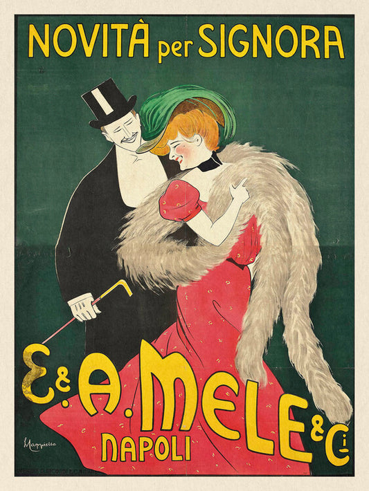 E & A Mele & Ci, Leonetto Cappiello Poster, Plakat, 30 × 40 cm