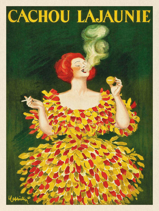 Smoking Lady, Leonetto Cappiello Poster, Plakat, 30 × 40 cm