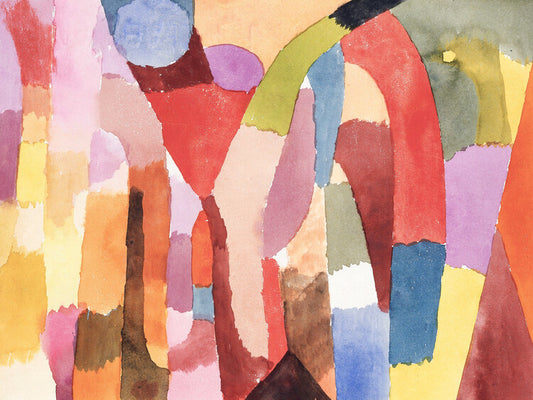 Movement of Vaulted Chambers, Paul Klee Poster, Plakat, 40 × 30 cm