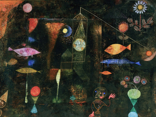 Fish Magic, Paul Klee Poster, Plakat, 40 × 30 cm