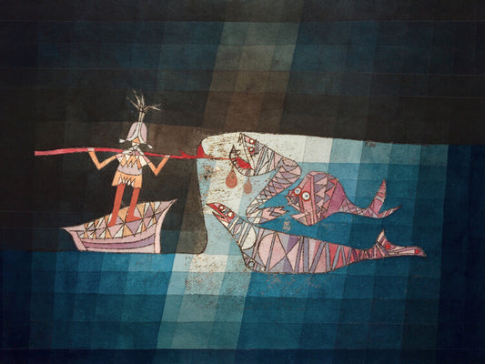 The Seafarers, Paul Klee Poster, Plakat, 40 × 30 cm