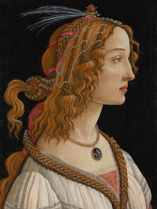 Portrait of Simonetta Vespucci, Sandro Botticelli Poster, Plakat, 30 × 40 cm