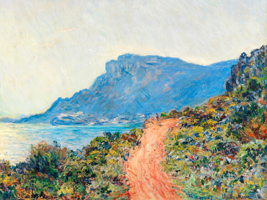 The Corniche near Monaco, Claude Monet Poster, Plakat, 40 × 30 cm