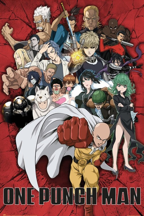 One Punch Man - Heroes Poster, Plakat, 61 × 91.5 cm