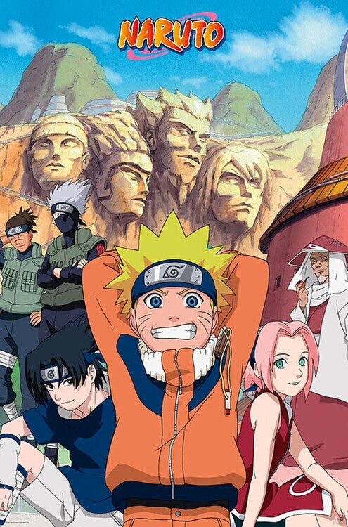 Naruto Shippuden - Group Poster, Plakat, 61 × 91.5 cm
