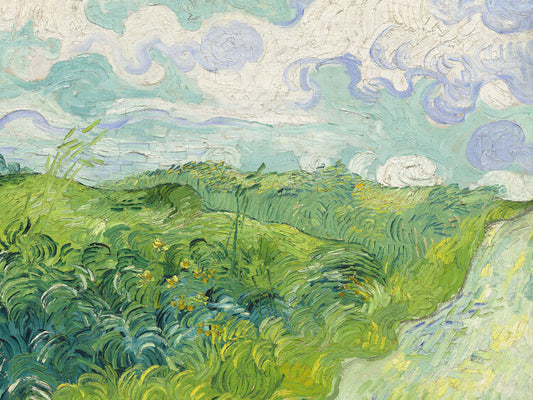 Green Wheat Fields, Vincent van Gogh Poster, Plakat, 40 × 30 cm