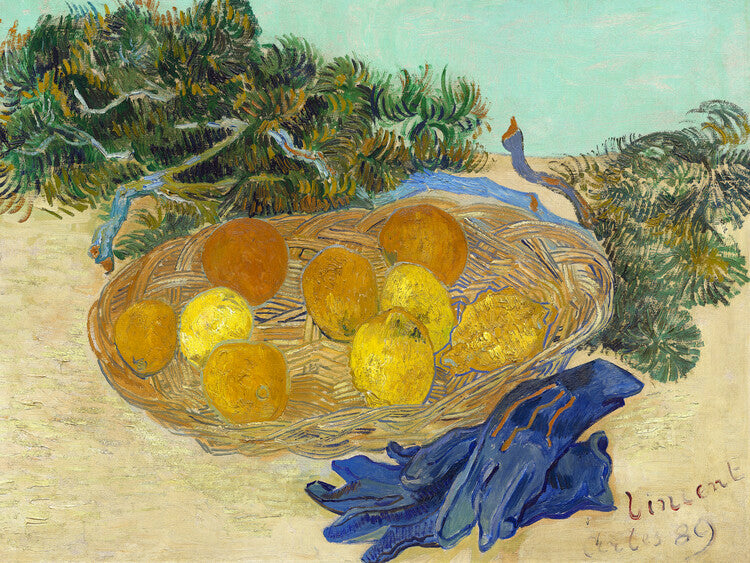 Leinwand Poster, Bilder Oranges & Lemons (Still Life) - Vincent van Gogh, 80 × 60 cm