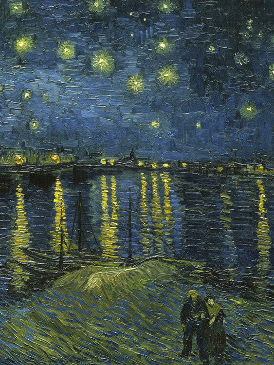 Starry night over the Rhône, Vincent van Gogh Poster, Plakat, 30 × 40 cm