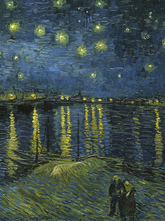 Starry night over the Rhône, Vincent van Gogh Poster, Plakat, 30 × 40 cm