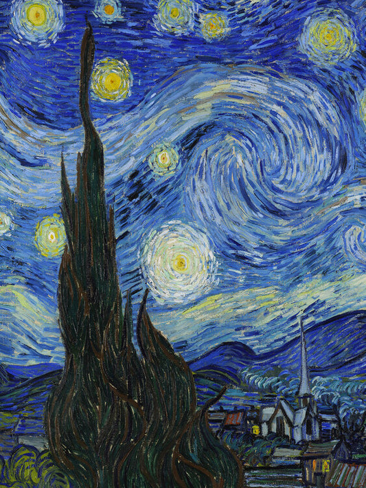 The Starry Night, Vincent van Gogh Poster, Plakat, 30 × 40 cm