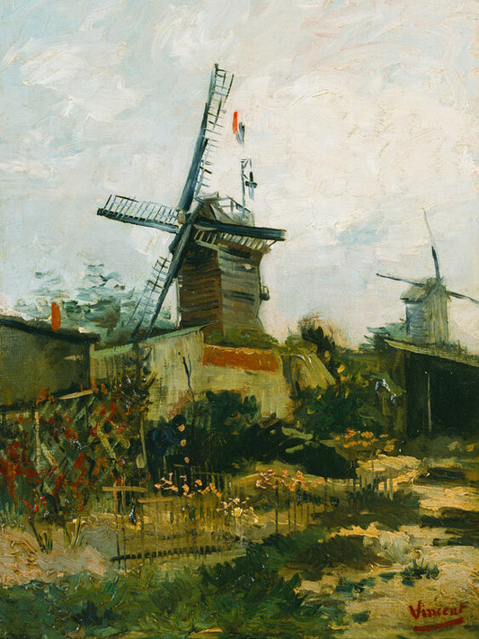 Windmills on Montmartre, Vincent van Gogh Poster, Plakat, 30 × 40 cm