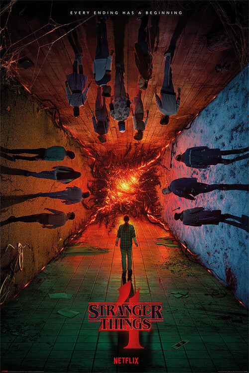 Stranger Things: Season 4 - Every Ending Has A Beginning Poster, Plakat, 61 × 91.5 cm