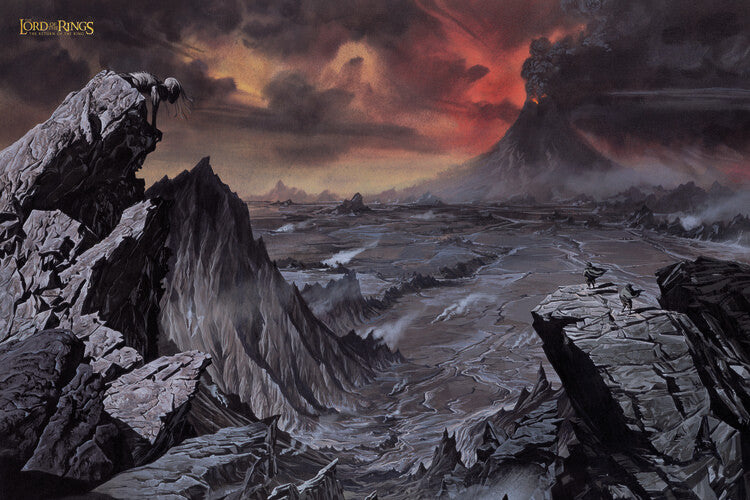 Der Herr der Ringe  - Mordor Poster, Plakat, 40 × 26.7 cm