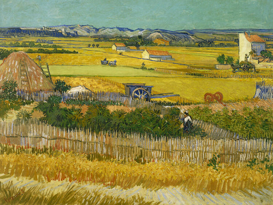 The Harvest (1888), Vincent van Gogh Poster, Plakat, 40 × 30 cm