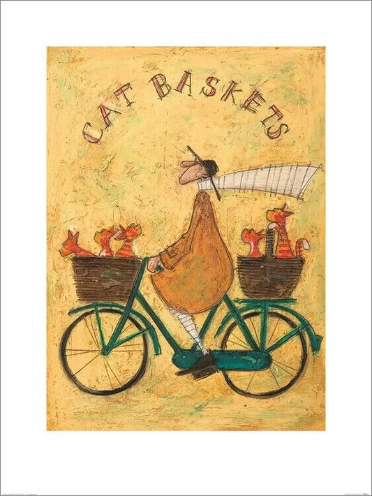 Kunstdruck Sam Toft - Cat Baskets, 30 × 40 cm