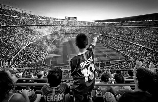 Leinwand Poster, Bilder Cathedral of Football, Clemens Geiger, 90 × 60 cm