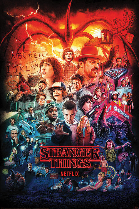 Stranger Things - Seasons Poster, Plakat, 61 × 91.5 cm