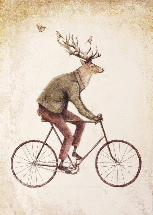 Leinwand Poster, Bilder Even a Gentleman rides, 65 × 90 cm