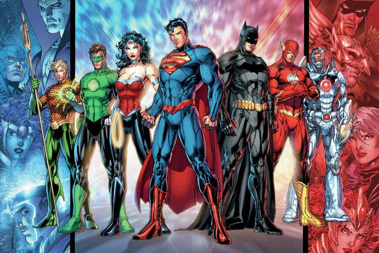 Justice League - United Poster, Plakat, 120 × 80 cm