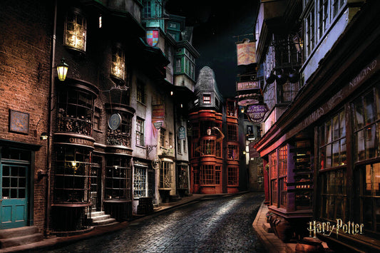 Harry Potter - Diagon Alley Poster, Plakat, 120 × 80 cm