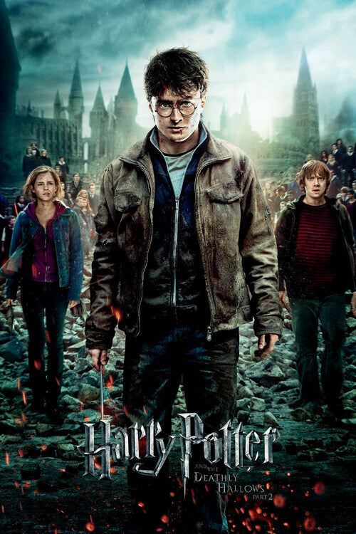 Harry Potter and the Deadly Hallows - trio Poster, Plakat, 80 × 120 cm