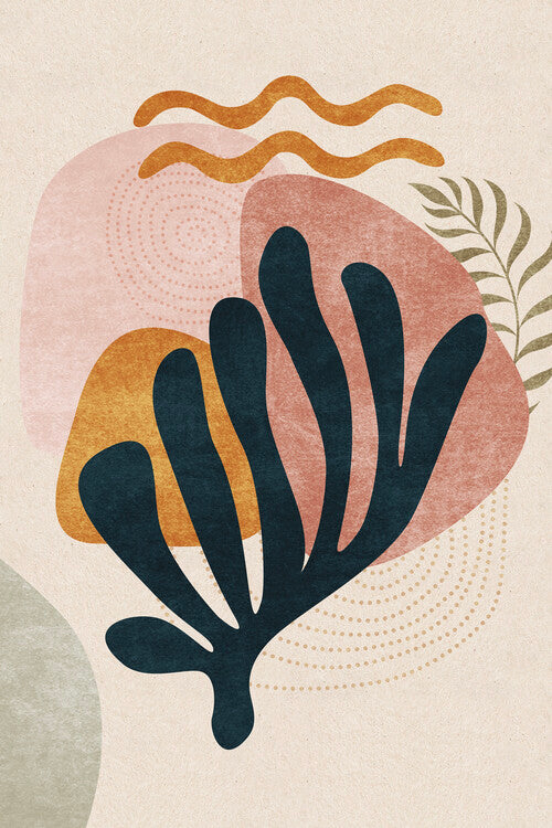 Leinwand Poster, Bilder Emel Tunaboylu - Abstract Mediterranean Coral, 60 × 90 cm
