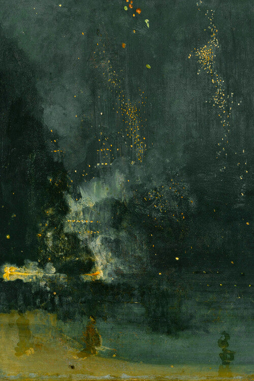 Nocturne in Black & Gold, James McNeill Whistler Poster, Plakat, 26.7 × 40 cm
