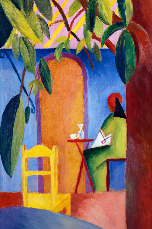 Turkish Cafe No.2, August Macke Poster, Plakat, 26.7 × 40 cm