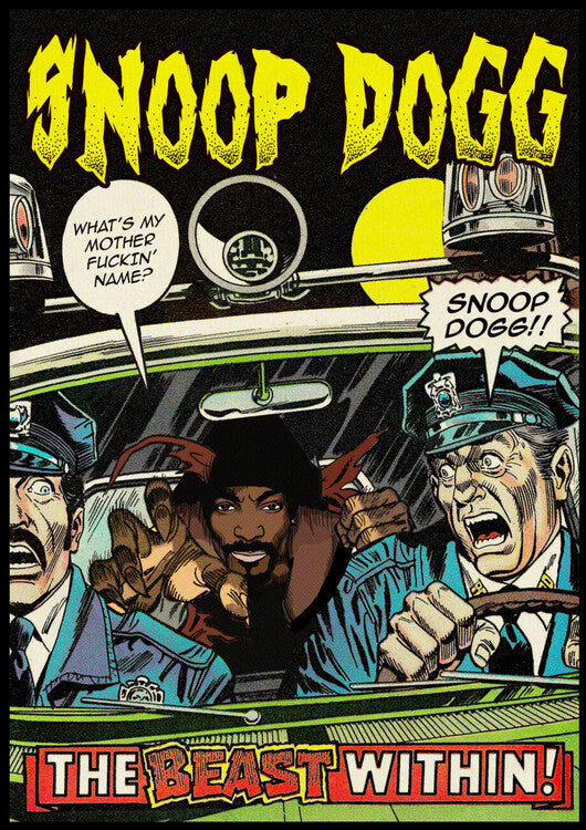 Snoop Dogg Poster, Plakat, 40 × 60 cm