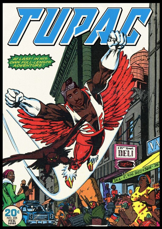 Tupac Poster, Plakat, 40 × 60 cm