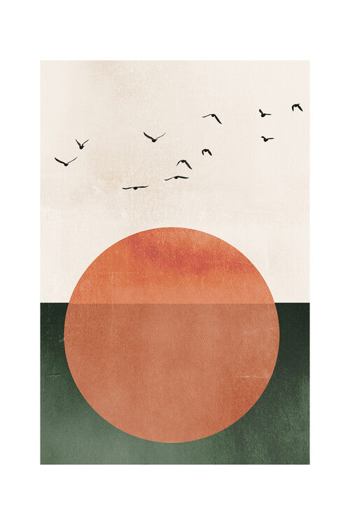 Kubistika - Rising Poster, Plakat, 40 × 60 cm