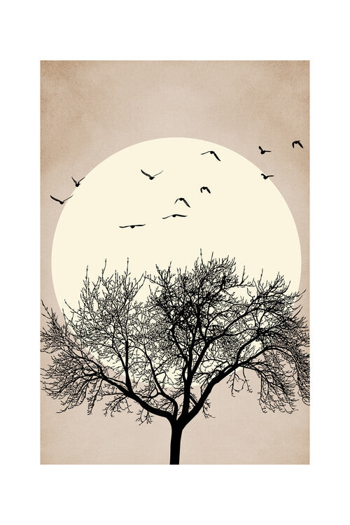 Kubistika - Autumn dreamers Poster, Plakat, 40 × 60 cm