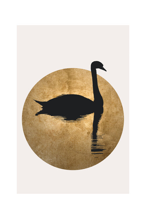 Kubistika - The swan Poster, Plakat, 40 × 60 cm
