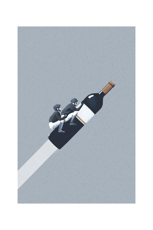 Maarten Léon - We ride until dawn Poster, Plakat, 40 × 60 cm