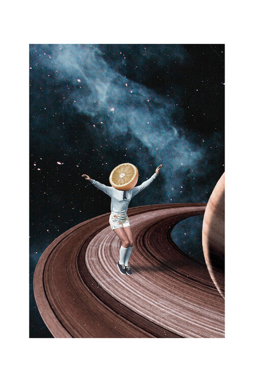 Maarten Léon - Jumping oranges in my head Poster, Plakat, 40 × 60 cm