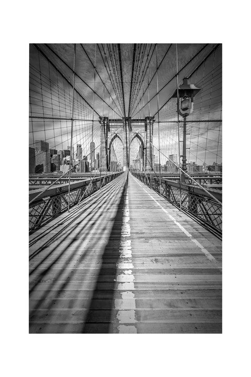 Melanie Viola - NEW YORK CITY Brooklyn Bridge Poster, Plakat, 40 × 60 cm