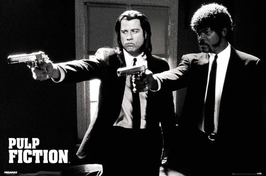 Pulp Fiction - Guns Poster, Plakat, 91.5 × 61 cm