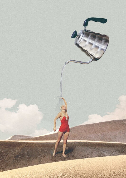 Leinwand Poster, Bilder Stay Hydrated, 65 × 90 cm