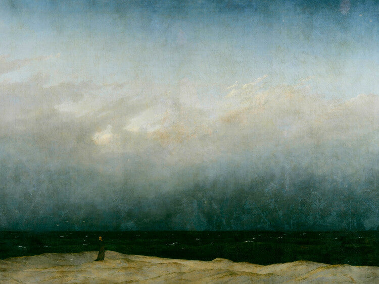 Monk by the Sea, Caspar David Friedrich Poster, Plakat, 40 × 30 cm