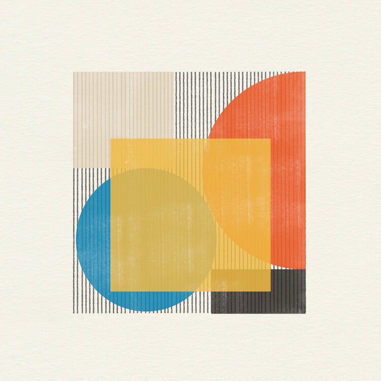 Leinwand Poster, Bilder Midcentury Modern Object No2, THE MIUUS STUDIO, 70 × 70 cm